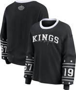 WEAR by Erin Andrews Women's WEAR by Erin Andrews Black Los Angeles Kings Long-Sleeve Sport T-Shirt