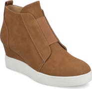 Journee Collection JOURNEE Clara Wedge Sneaker
