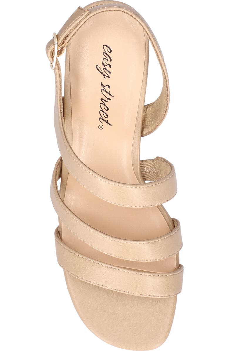 EASY STREET Como Strappy Sandal, Alternate, color, Beige