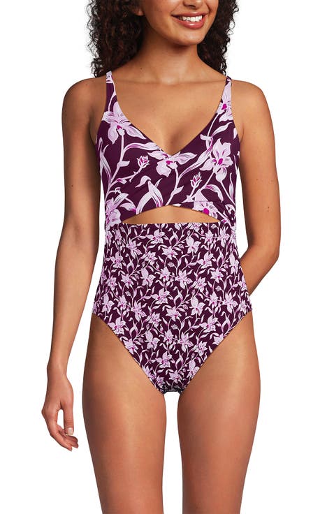Wrap Monokini High Leg One Piece Swimsuit