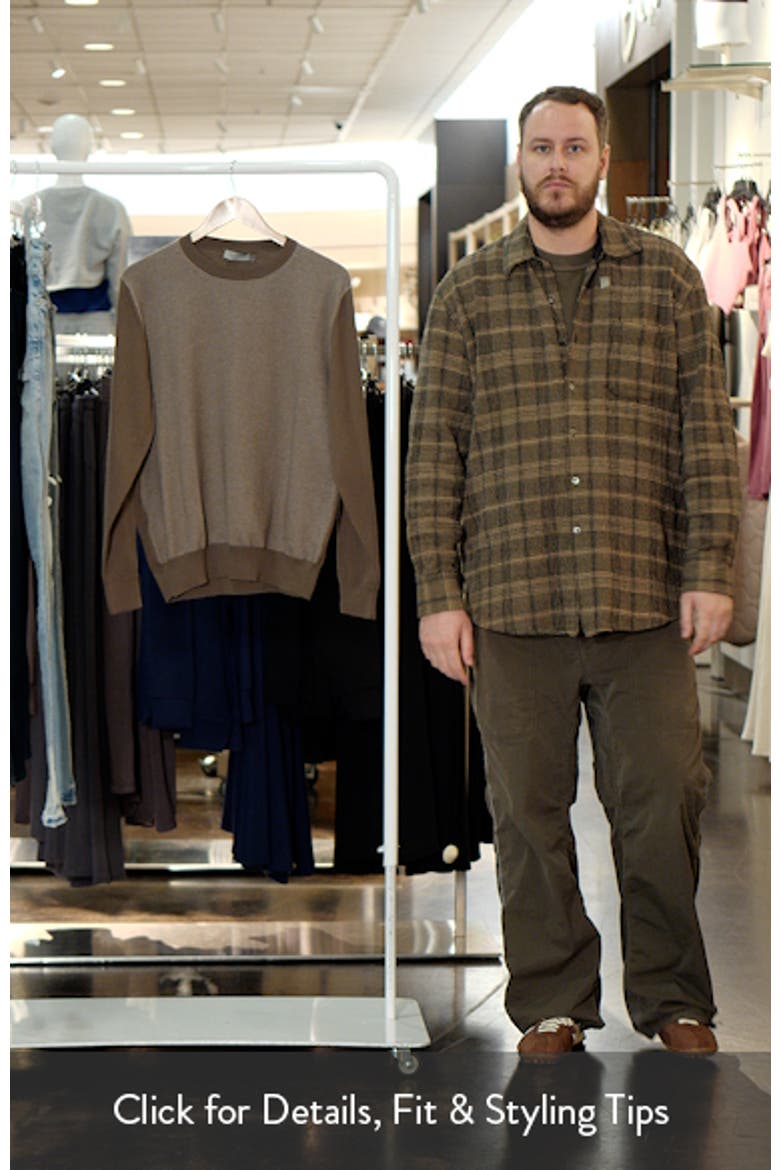Cotton Crewneck Sweater video