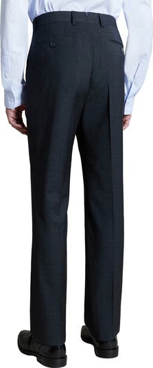 Flat Front Stretch Wool Dress Pants