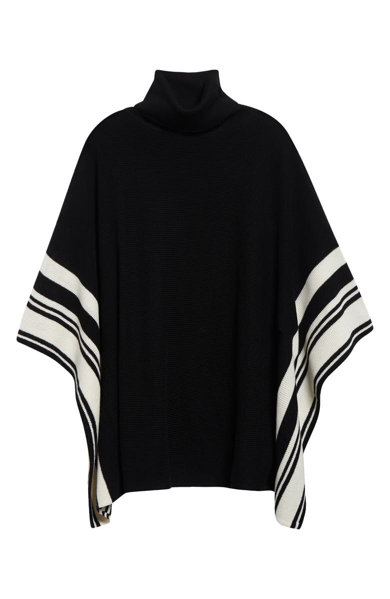 MARGARET O'LEARY Jane Border Print Cotton Poncho, Alternate, color, 