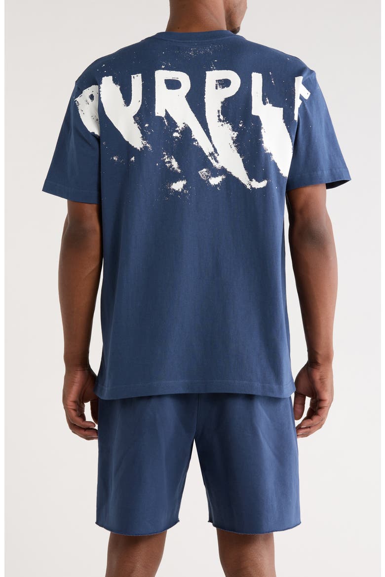 Logo Graphic T-Shirt, Alternate, color, BLUE
