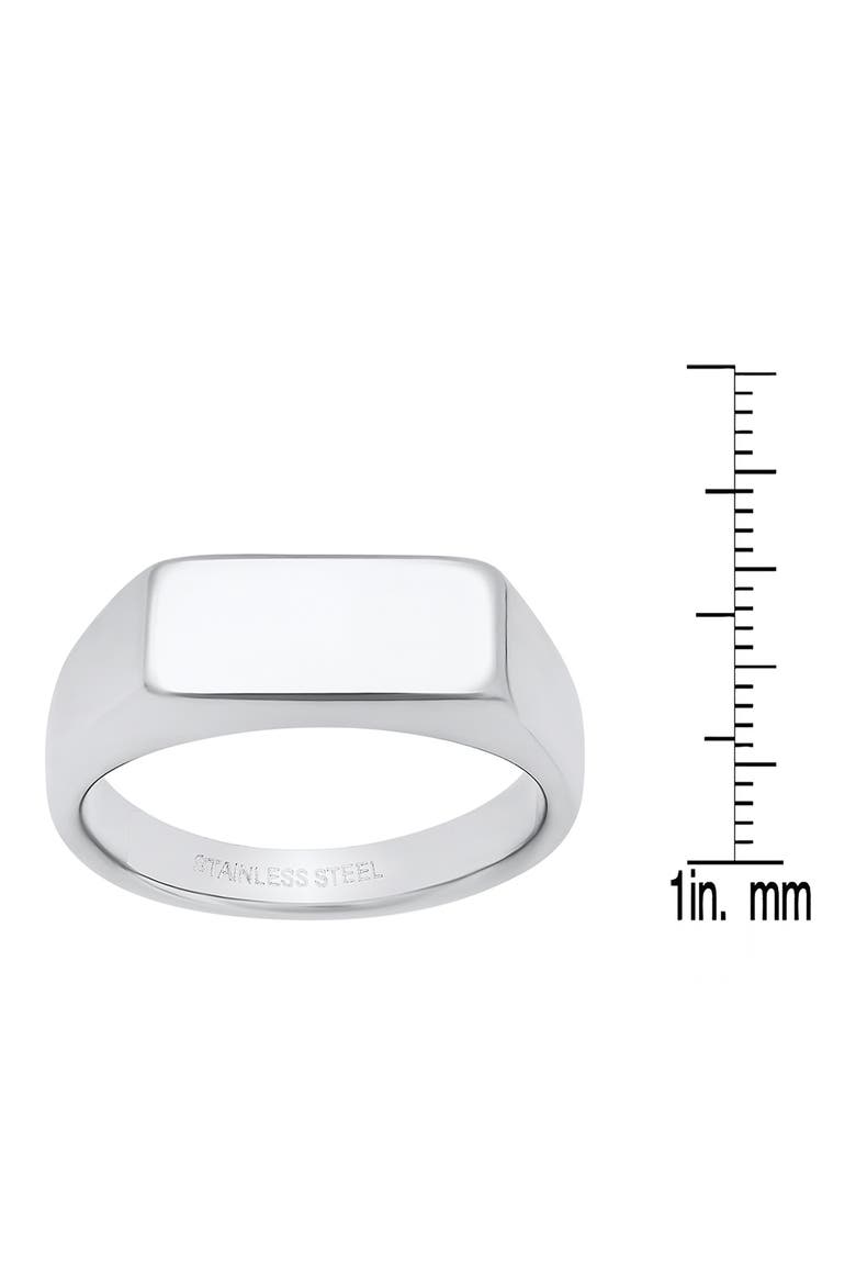 Men's Bar Ring, Alternate, color, SILVER