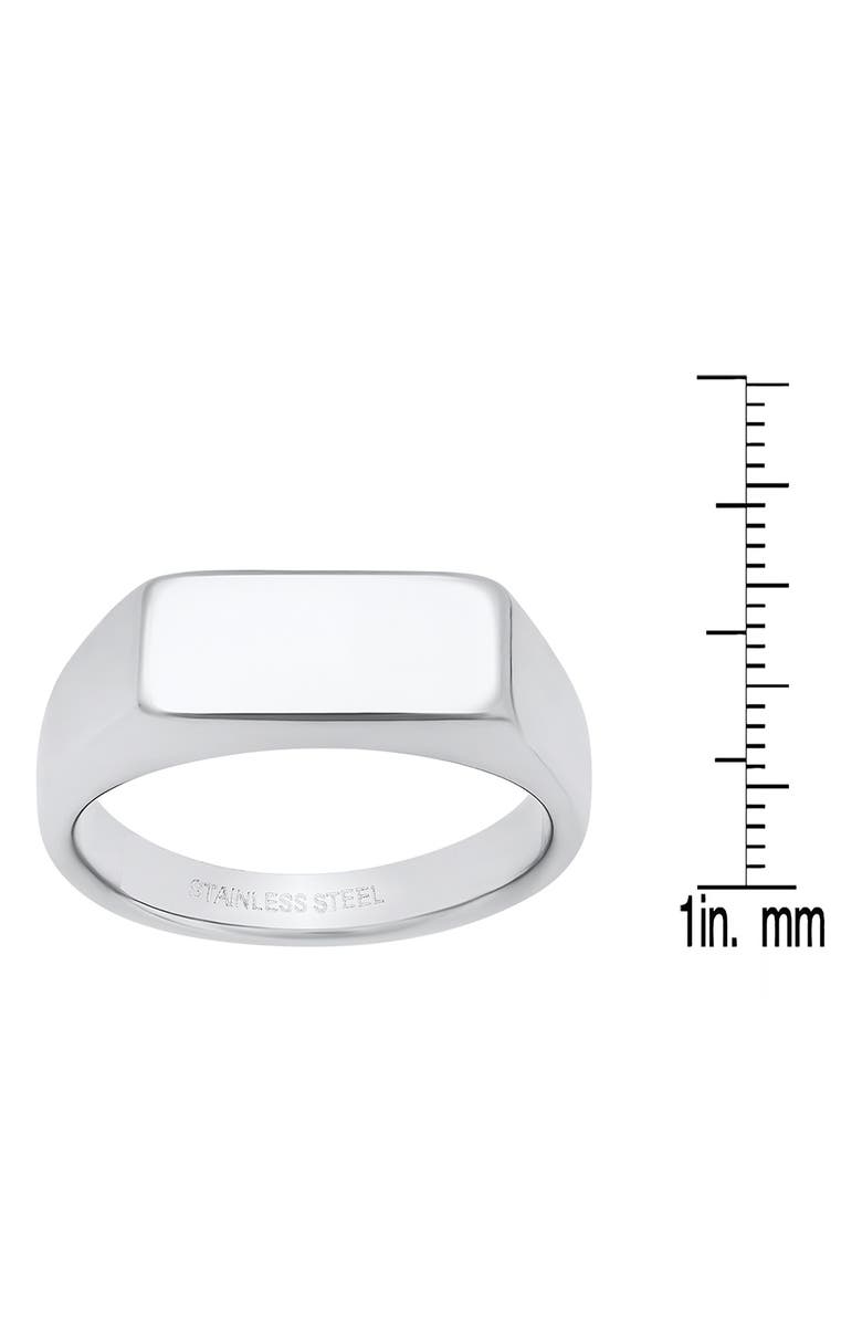 HMY JEWELRY Men's Bar Ring, Alternate, color, Silver
