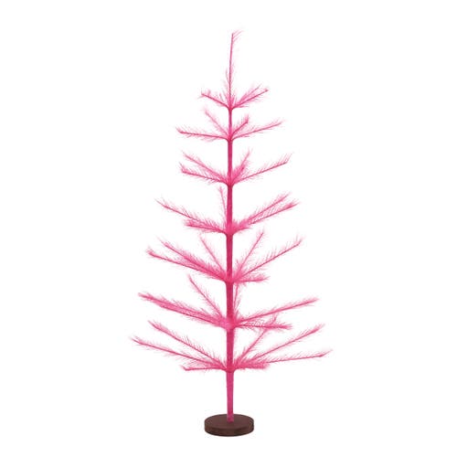 Carol & Frank 36" X 10" Pampas Tree Figurines In Pink