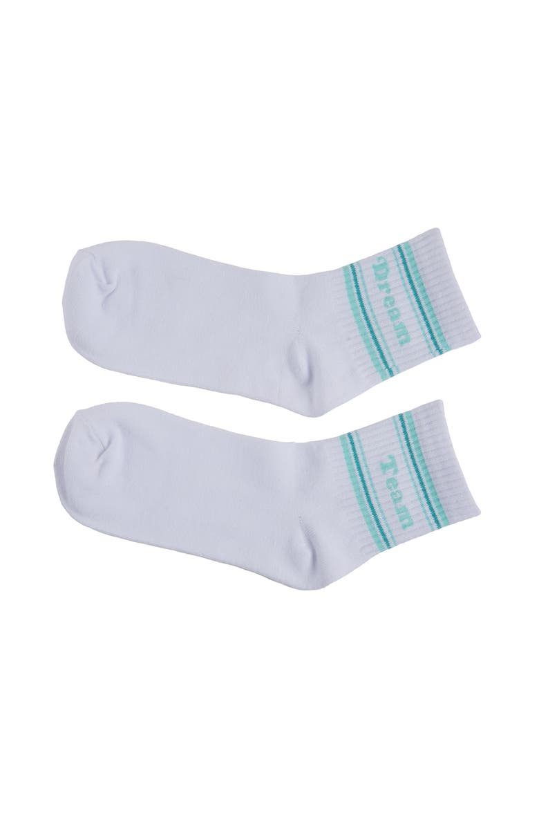 Totalee Gift Dream/Team Socks Cotton White, Main, color,