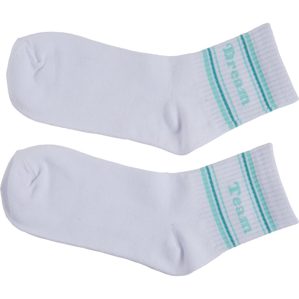 Totalee Gift Dream/team Socks Cotton White In Multi