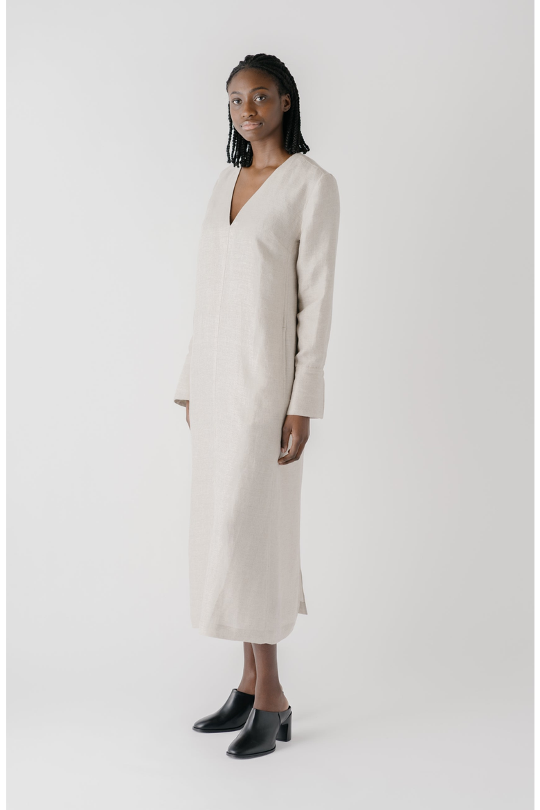 Casablanca Dress, Alternate, color, Beige