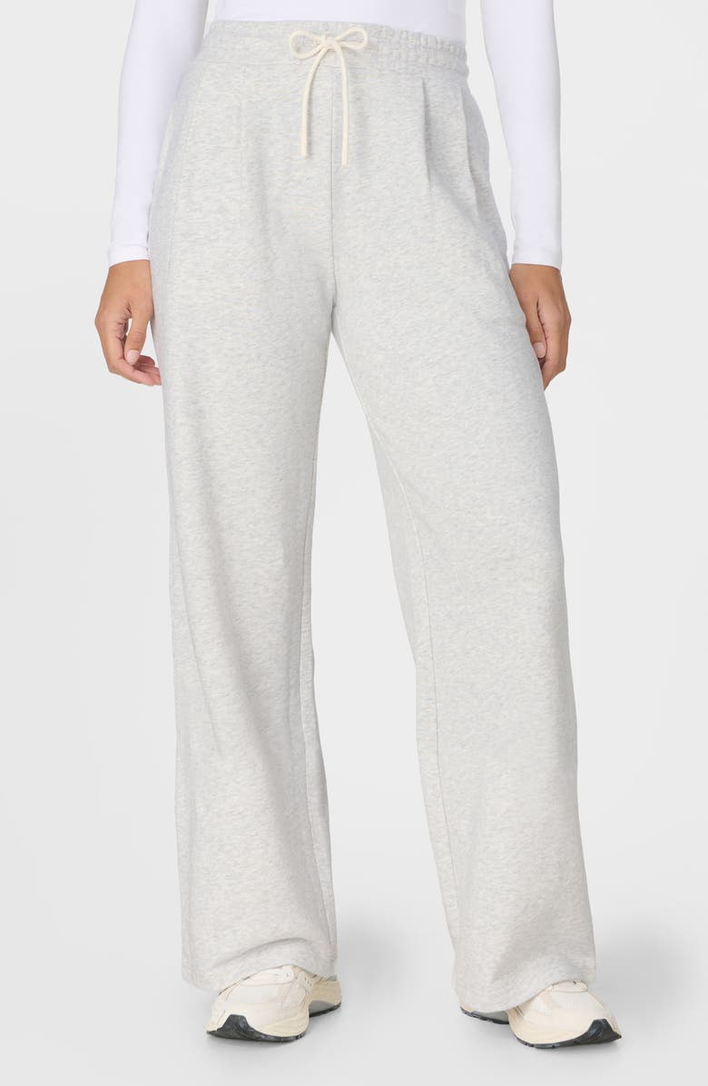 Sweaty Betty Revive Track Pants, Main, color, Ice Grey Marl