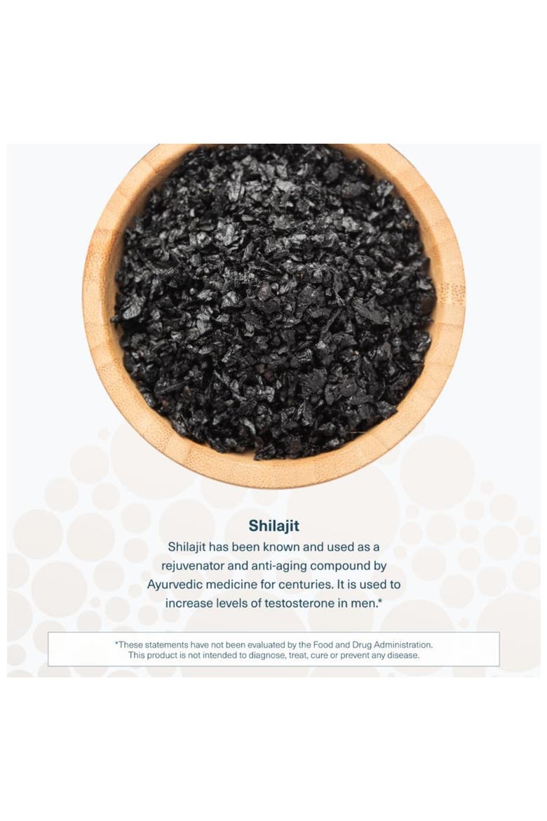 Shilajit 250 mg Pure Himalayan Energy Supplement Capsules 60 Veg Capsules, Alternate, color, None