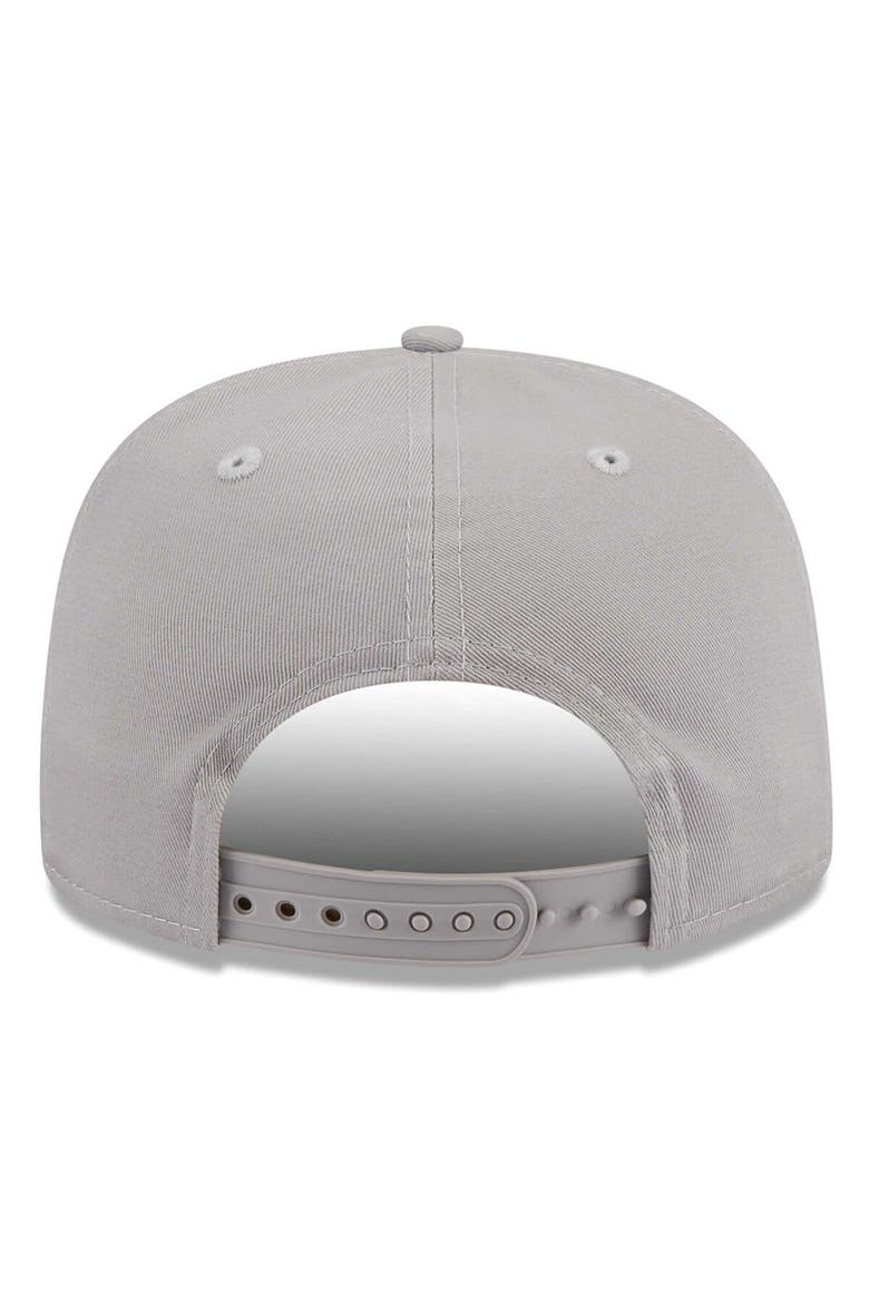Men's New Era  Gray Atlanta United FC Established Patch 9FORTY A-Frame Trucker Adjustable Hat, Alternate, color, Gray