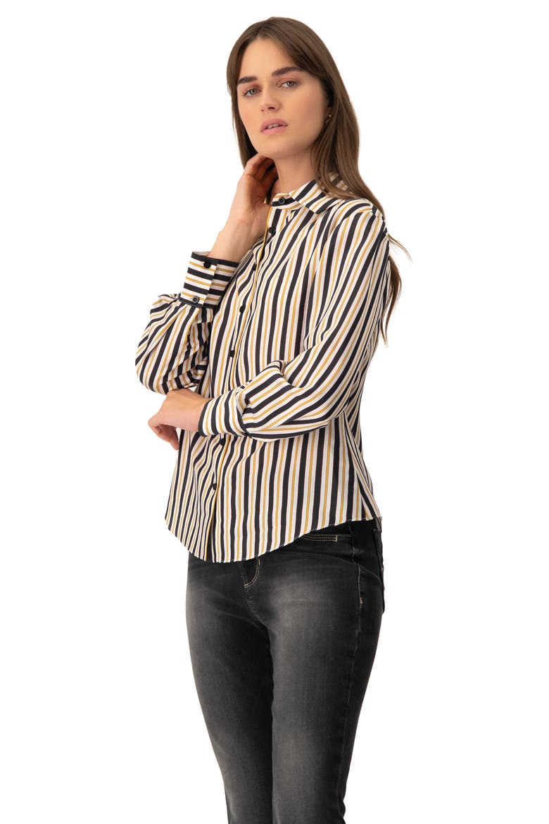 Classic Striped Long Sleeve Shirt, Alternate, color, Striped