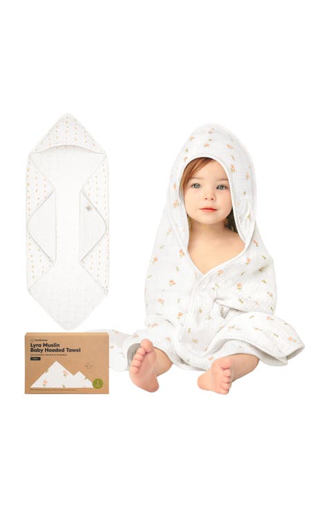 Lyra Muslin Hooded Towel