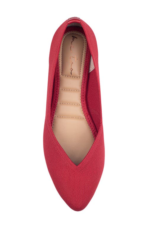Me Too Alivia Pointed Toe Flat In Pink