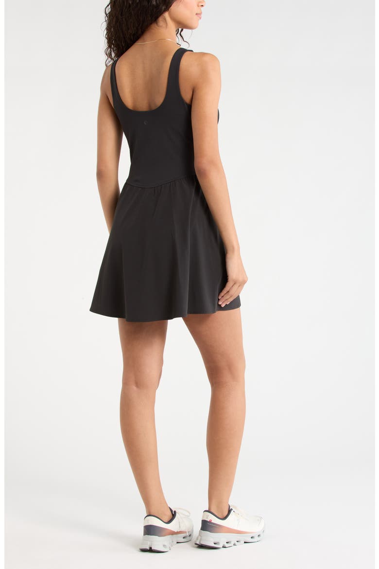 Effortless Short Dress, Alternate, color, BLACK