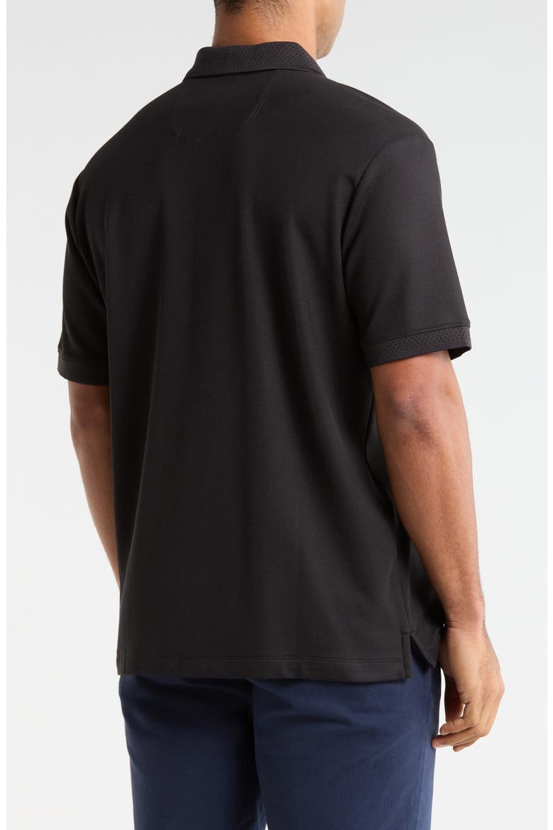 Emfielder Icon Solid IslandZone® Polo, Alternate, color, BLACK