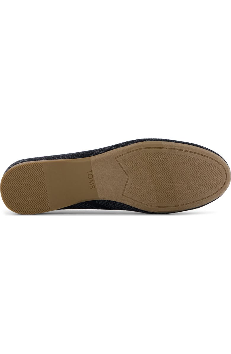 TOMS Gemma Ballet Flat, Alternate, color, Black