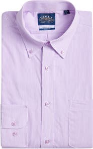 Roffe Accessories Eagle Regular Fit Stripe Cotton Button-Down Oxford Shirt