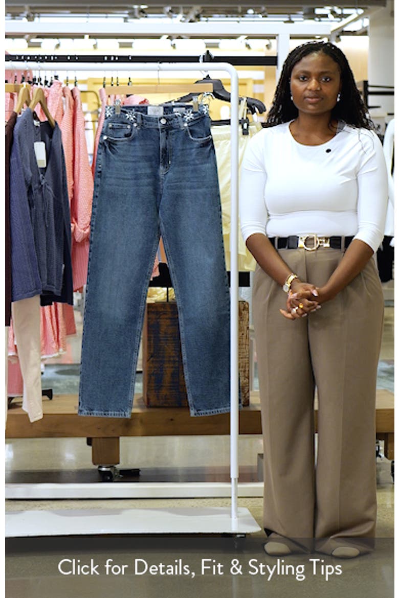 Topanga Crystal Detail High Waist Jeans video
