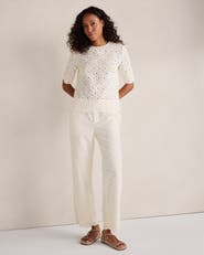 Haven Well Within Organic Cotton Eyelet Pants