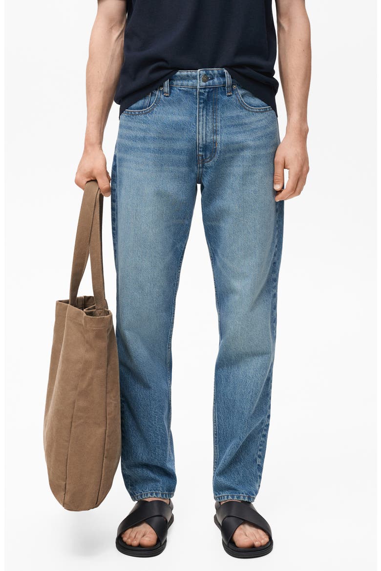 Bob Regular Fit Jeans, Main, color, MEDIUM BLUE
