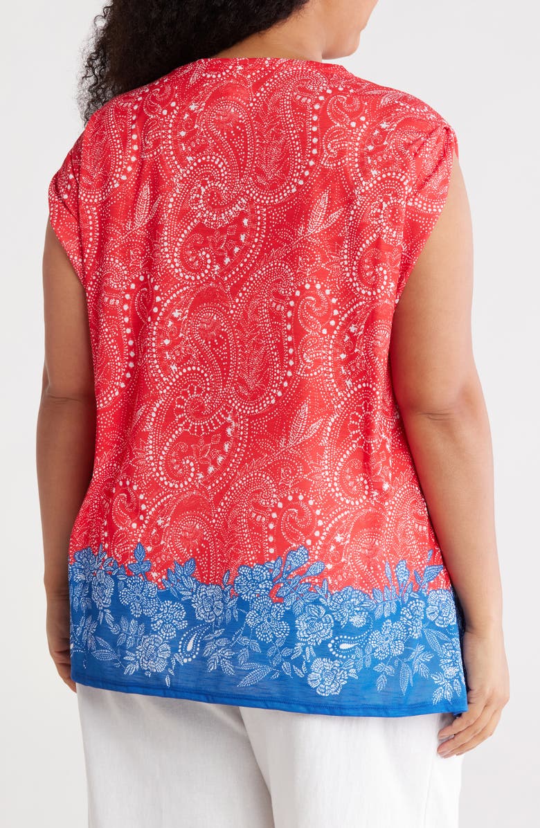 RUBY RD Cold Shoulder Tunic T-Shirt, Alternate, color,