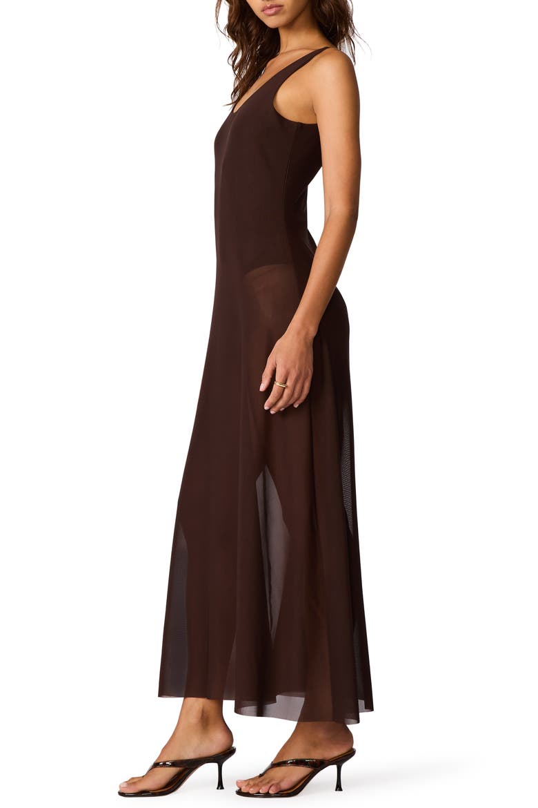 Sharlene Sleeveless Maxi Dress, Alternate, color, CHICORY COFFEE