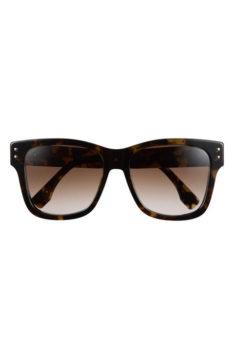 Fold Gradient Square Sunglasses