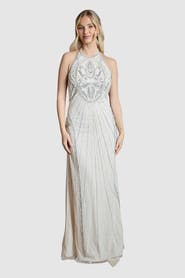 Coast Embellished Halterneck Maxi Dress