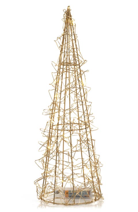 Set of 4 Holiday LED Wired Trees