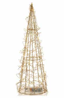 Zodax Set of 4 Holiday LED Wired Trees