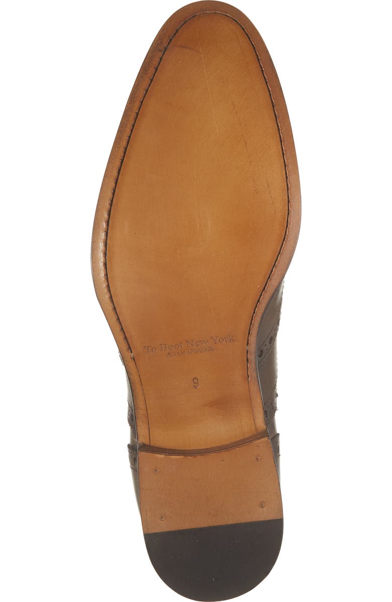 TO BOOT NEW YORK Angelo Brogue Wingtip Oxford, Alternate, color, Crust Paolo Moro