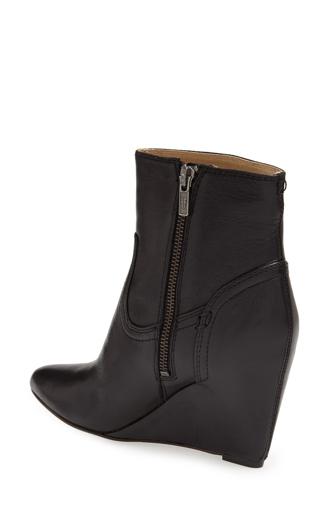 Frye 'Regina' Covered Wedge Bootie, Alternate, color, 