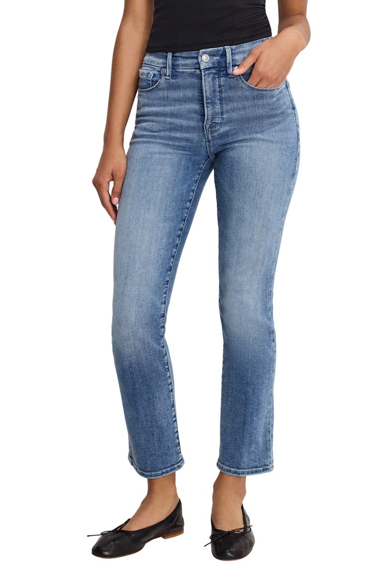 Good Legs Ankle Straight Leg Jeans, Main, color, INDIGO1154