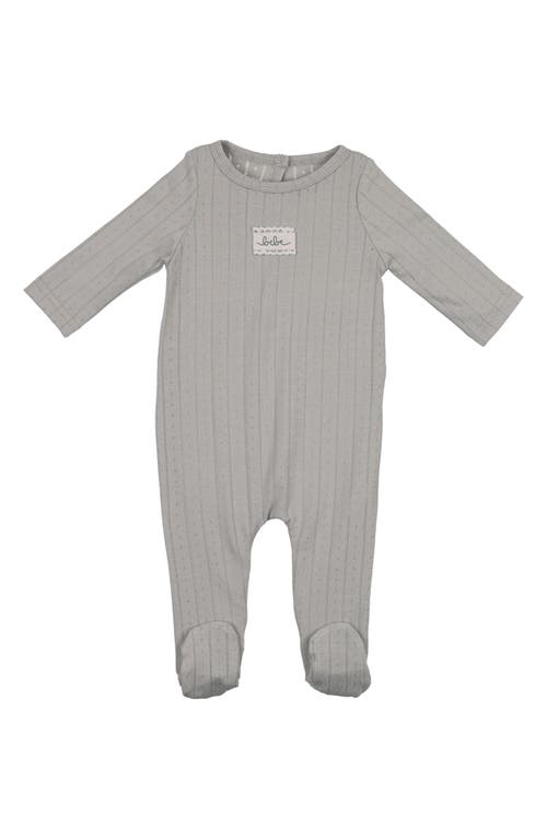 Maniere Manière Bebe Pointelle Footie In Multi