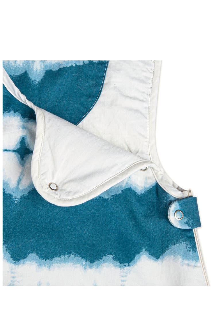 Cotton Wearable Blanket, Alternate, color, BLUE/ WHITE