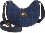 Burberry Horseshoe Denim Crossbody Bag