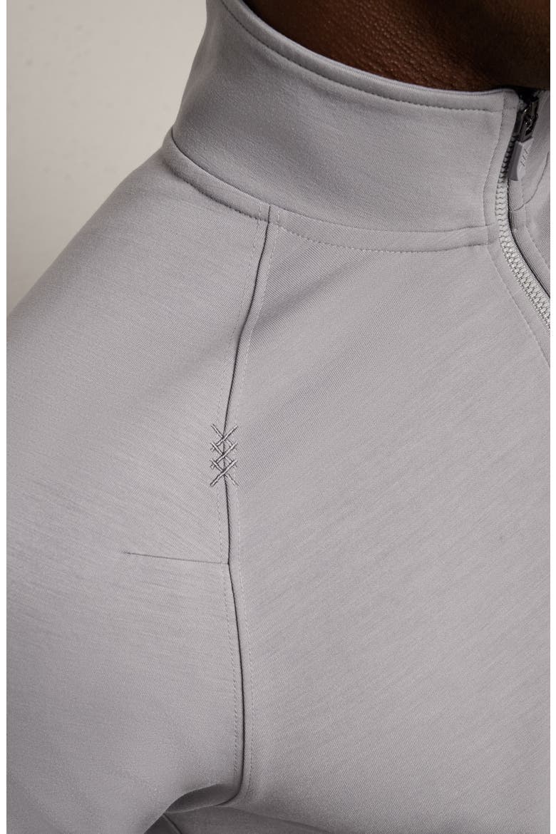 Dreamstate Quarter Zip Pullover, Alternate, color, STEEL GRAY