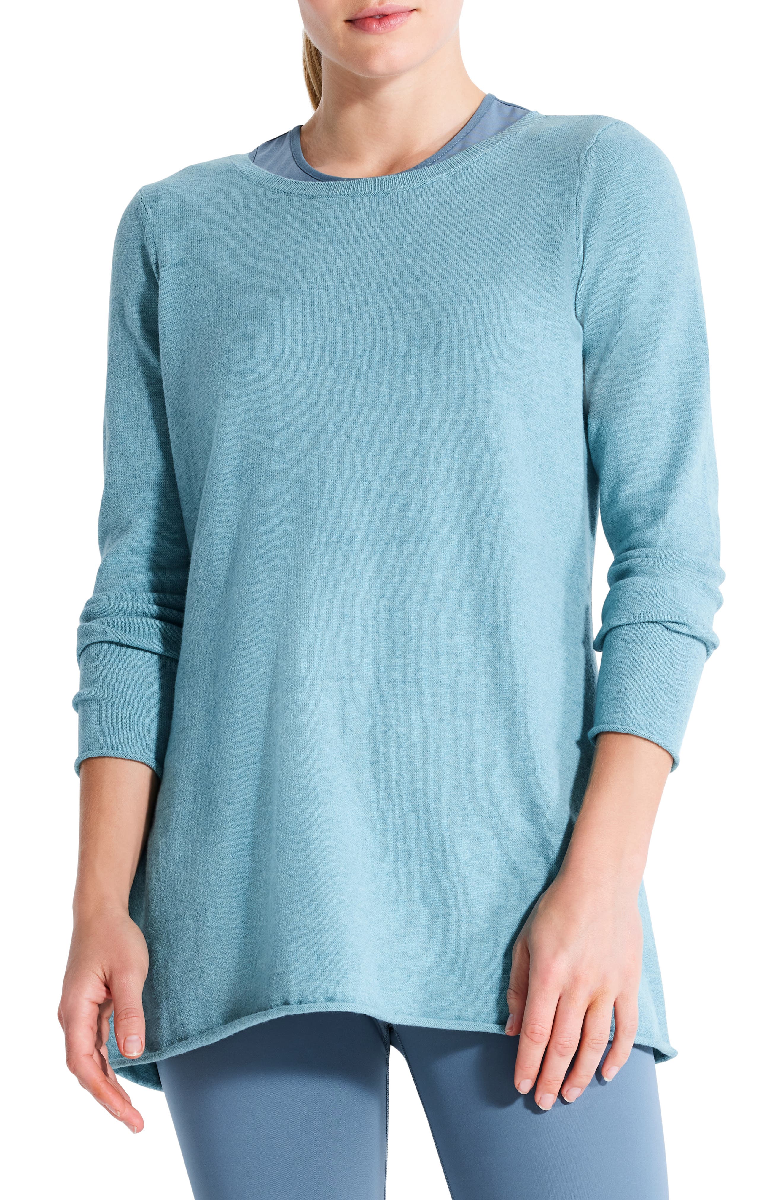 NZ ACTIVE by NIC+ZOE Cool Down Twist Back Sweater