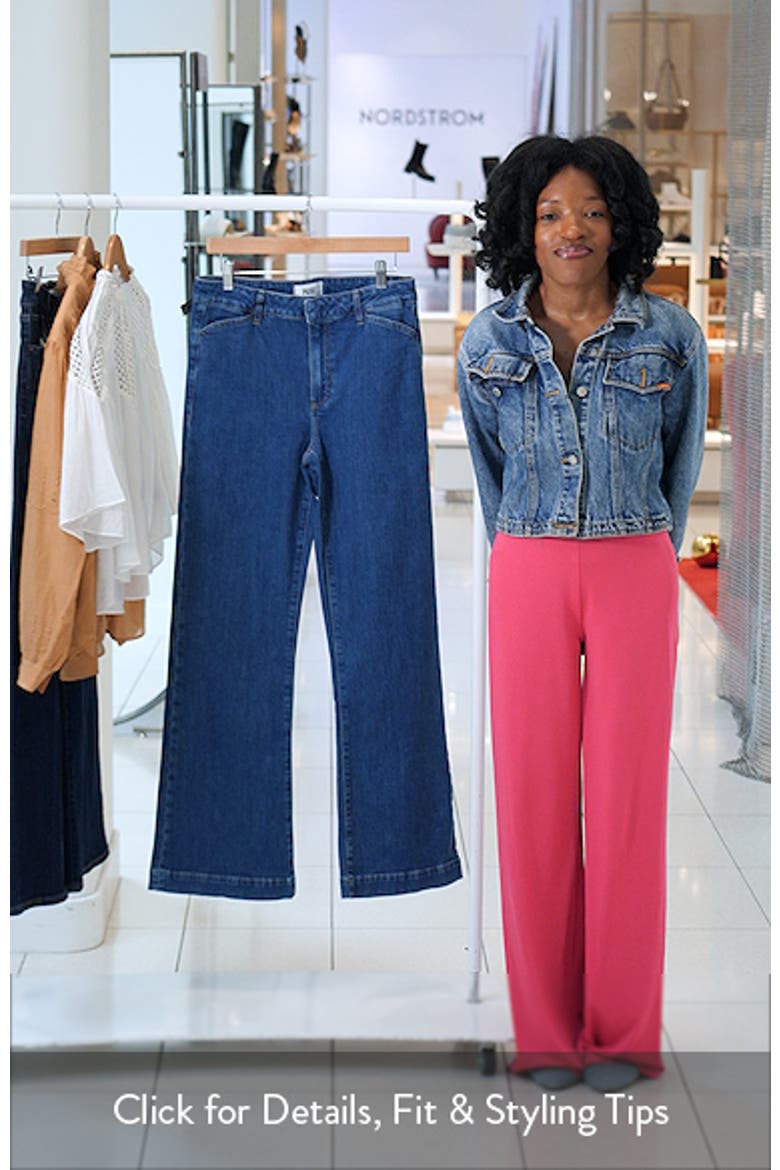 Leenah Curved Pocket High Waist Wide Leg Jeans video