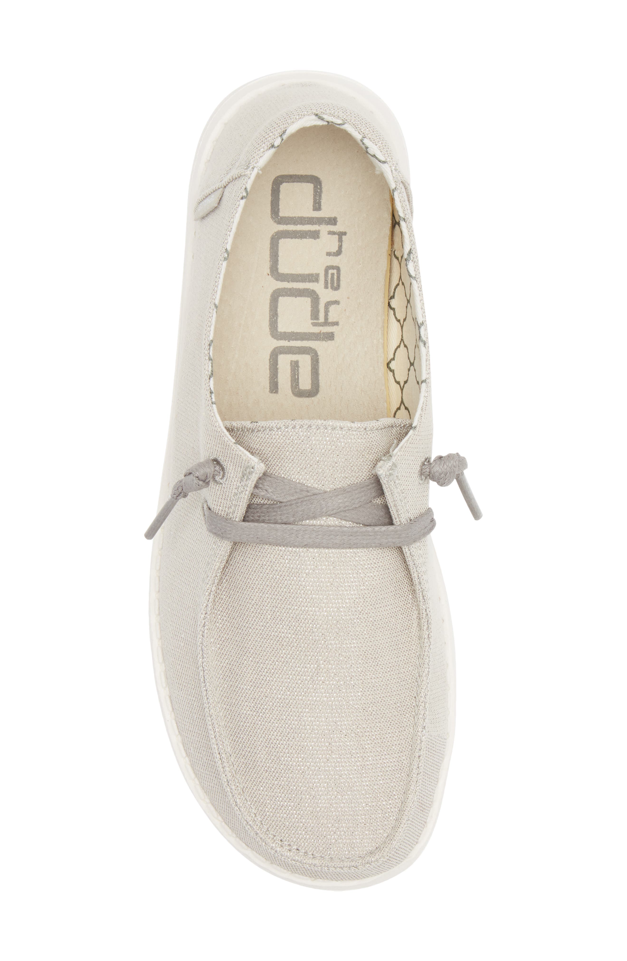 Hey Dude Wendy Sparkling Stretch Boat Shoe, Alternate, color, 