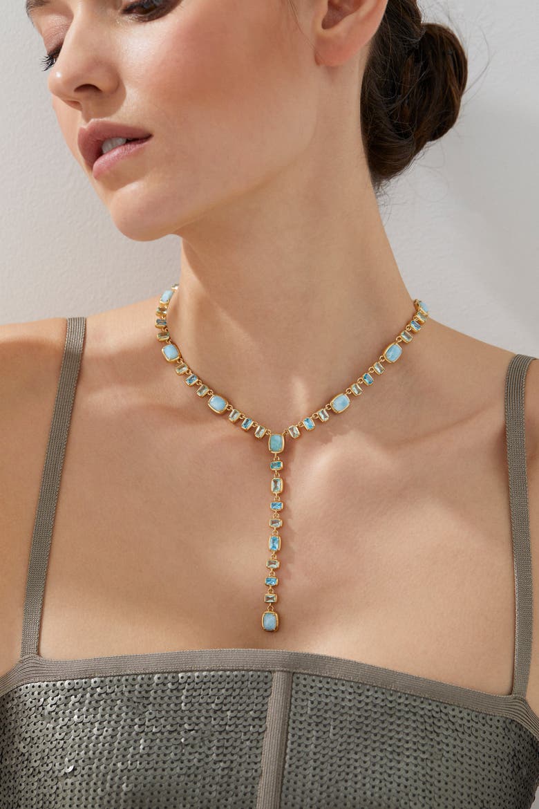 Cabarete Multi Adjustable Y Necklace, Alternate, color, Gold