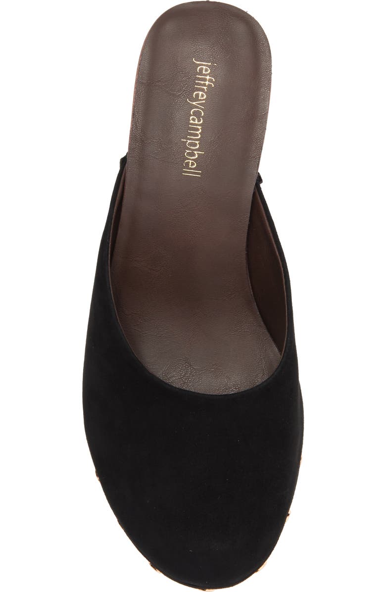 Jeffrey Campbell Cloguette Mule, Alternate, color, Black Suede