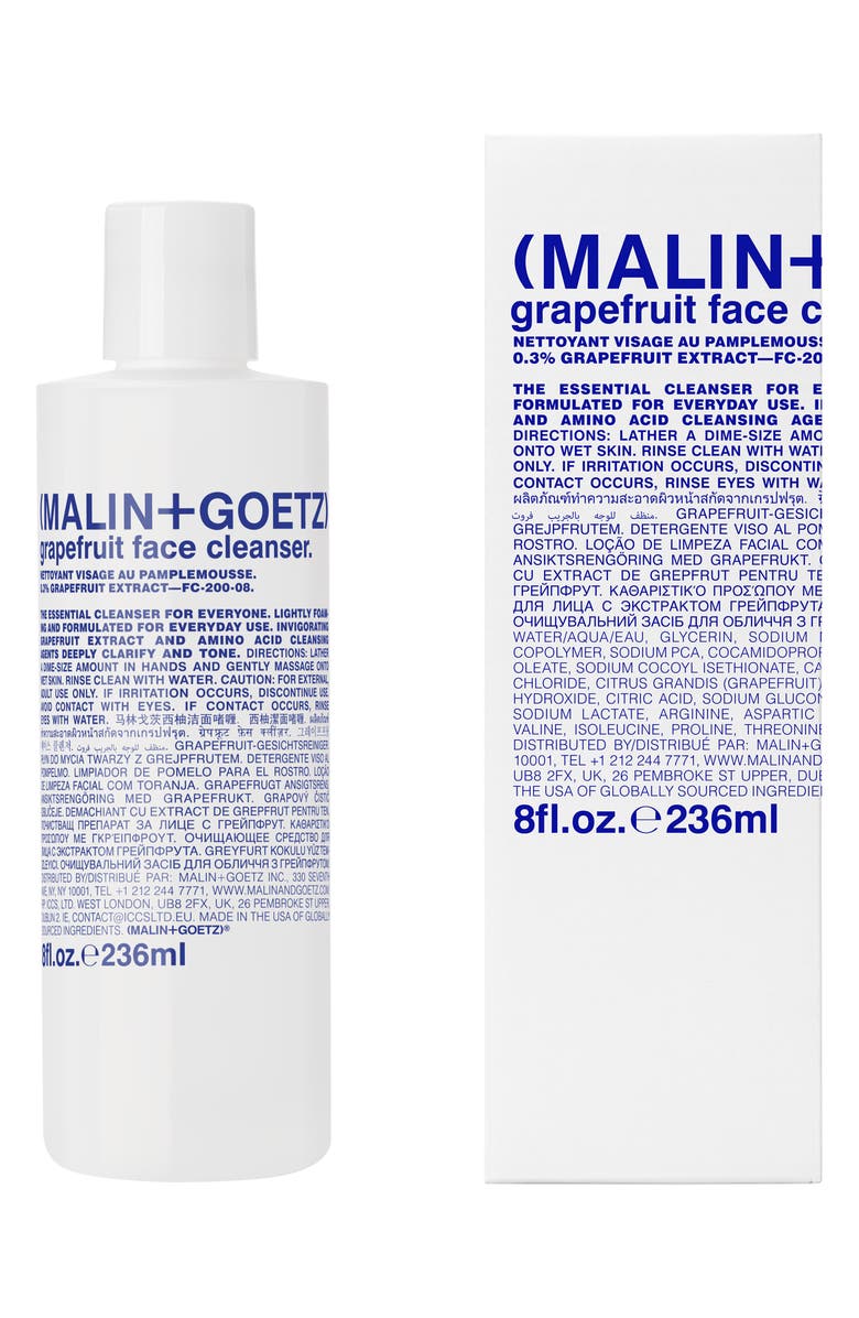 MALIN+GOETZ Grapefruit Face Cleanser, Alternate, color, White