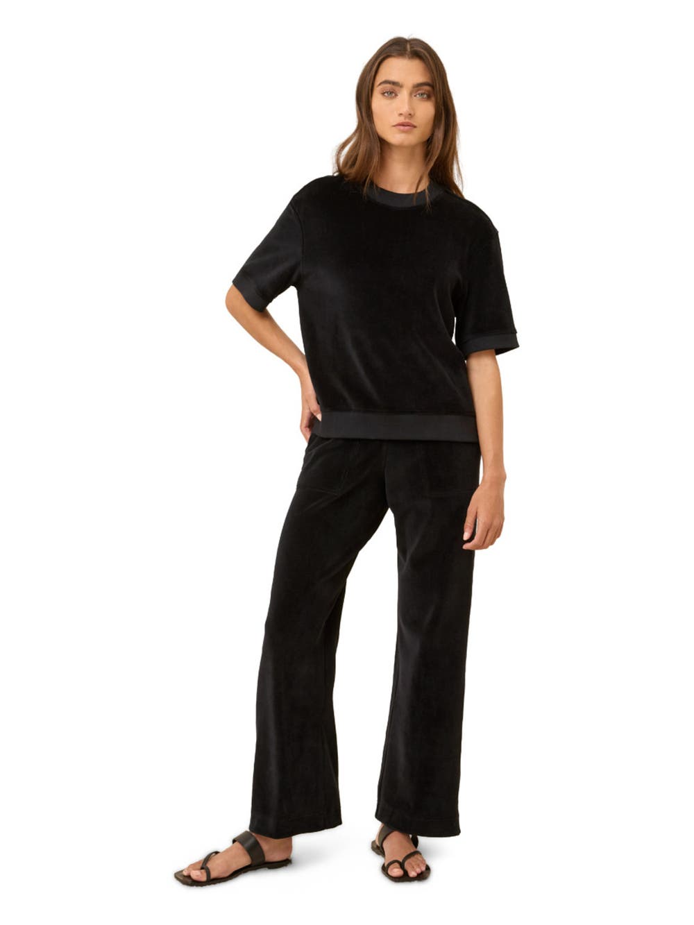 Pact GOTS organic cotton Fair Trade wide-leg pant