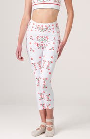 Jessie Zhao New York Day Garden High-Waisted 7/8 Leggings