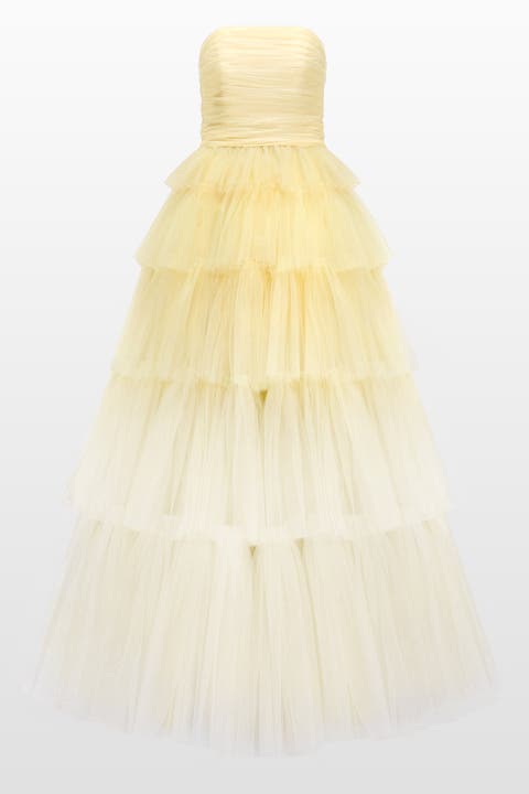 Adore Tiered Bow Gown