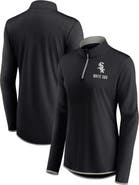 FANATICS Women's Fanatics Branded Black Chicago White Sox Worth The Drive Quarter-Zip Jacket
